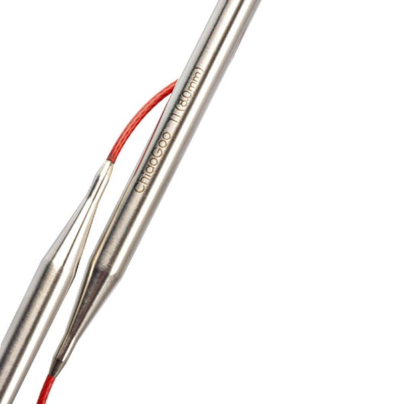 Aguja ChiaoGoo Red Circular 23cm - Imagen 2