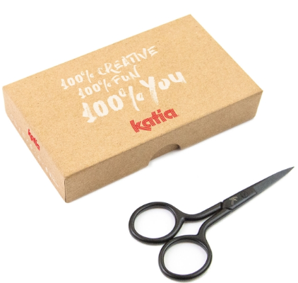 Tijeras pequeñas color negro katia