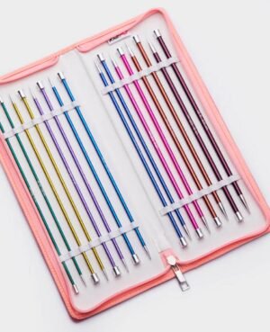 Estuche agujas rectas knit pro zing