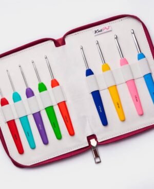 Estuche ganchillos knit pro