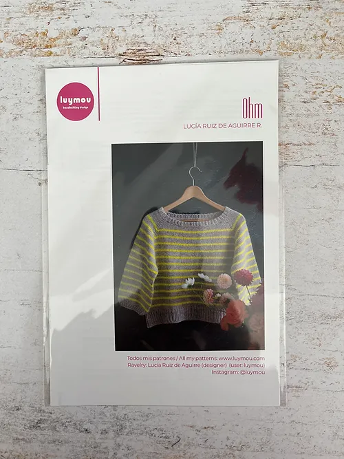 patrón jersey ohm luymou