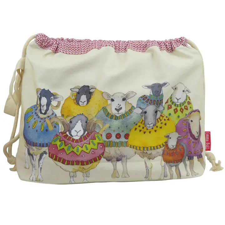 bolsa fruncida ovejas emma ball