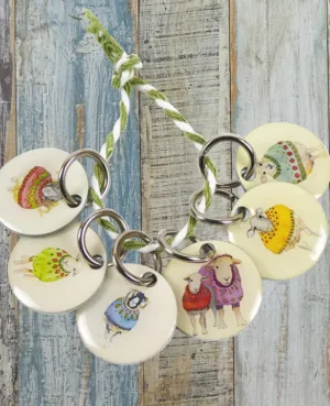 marcadores de overjas de punto emma ball