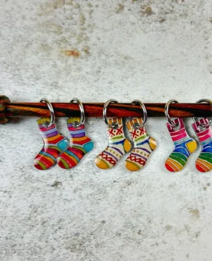 marcadores de punto calcetines emma ball