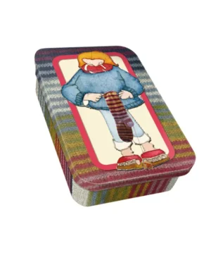 lata vacia tejiencoc calcetin emma ball