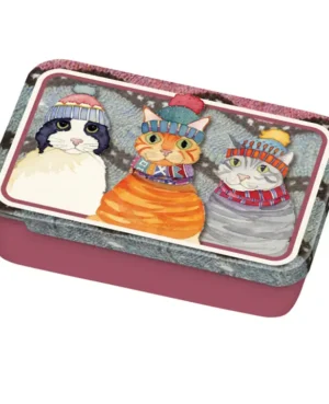 lata pequeña gatos con gorros emma ball