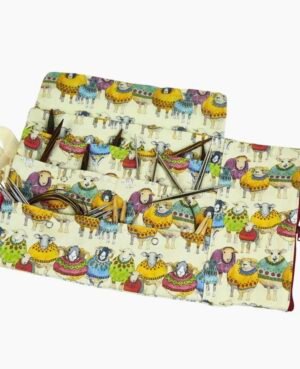 Estuche ovejas cables y agujas emma ball