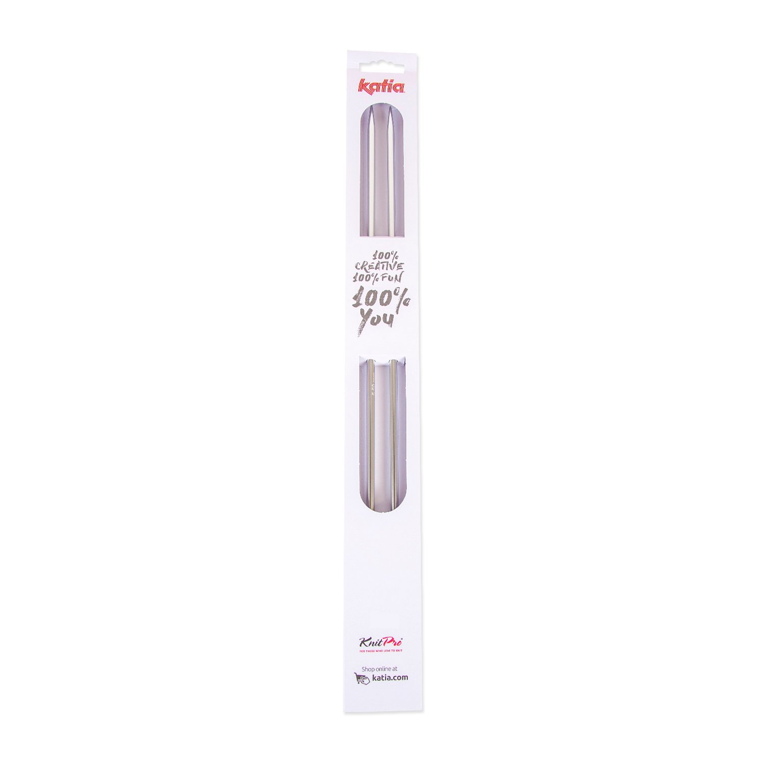 Agujas de aluminio 40cm katia