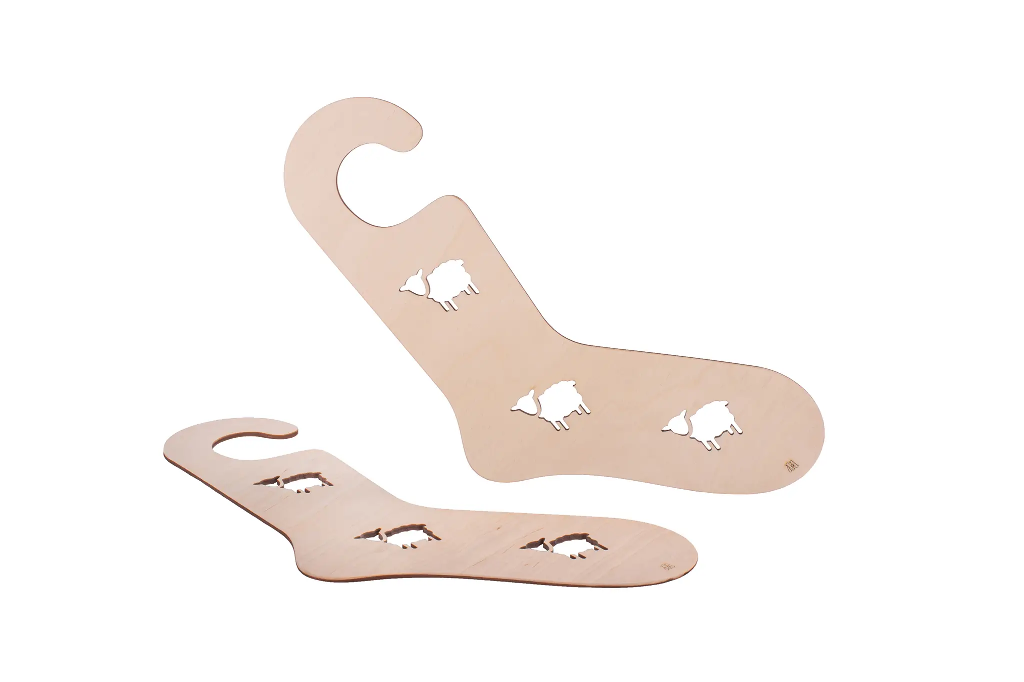 bloqueadores calcetines madera
